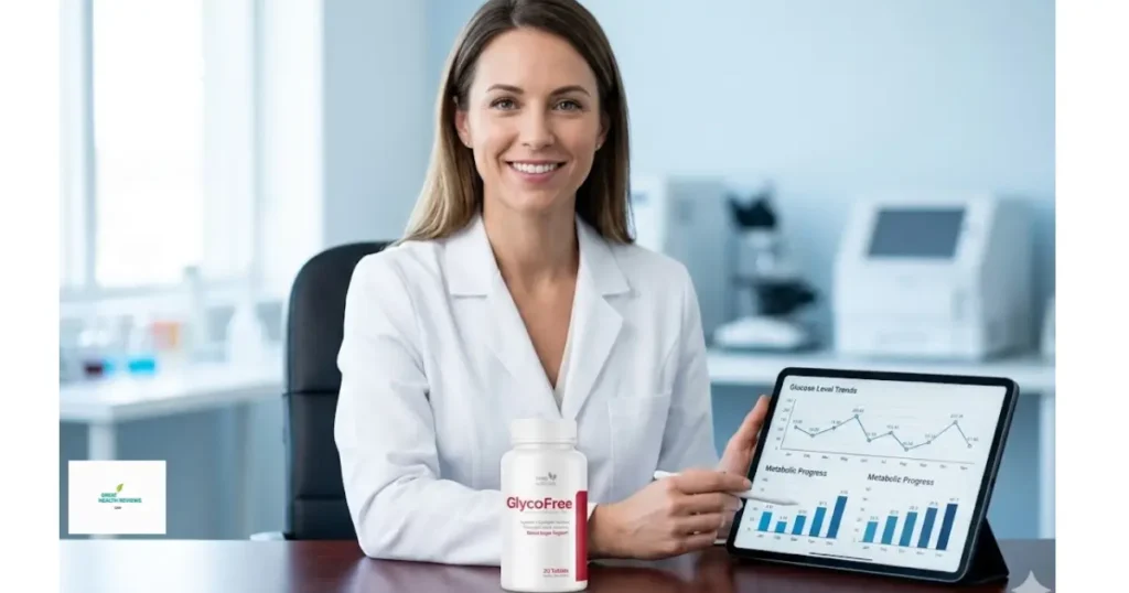 Sarah Miller MS RDN reviewing GlycoFree blood sugar support - Clinical analysis and safety audit 2026